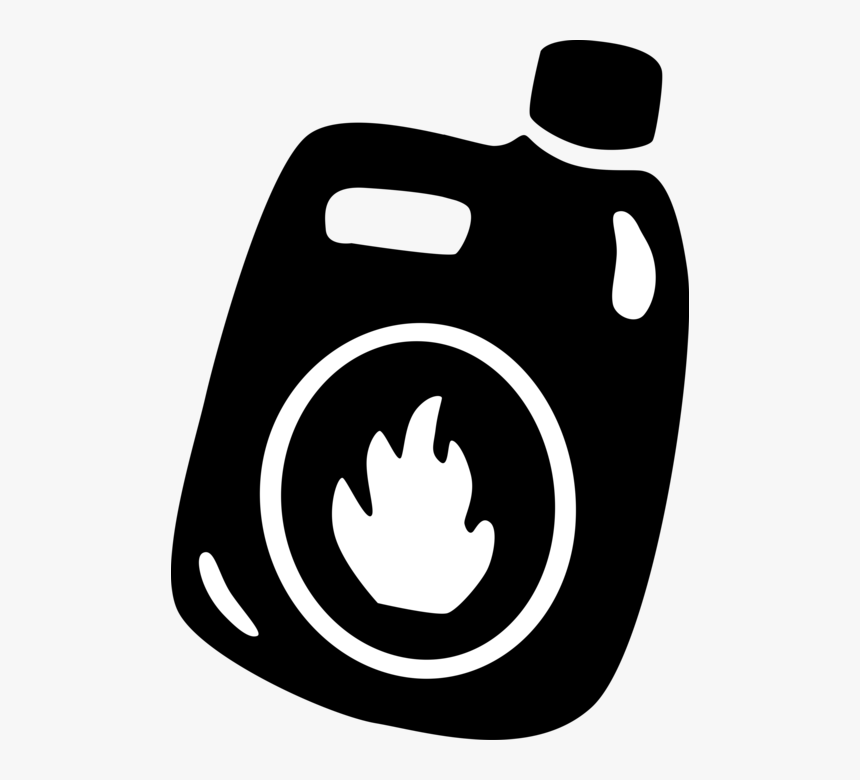 Vector Illustration Of Flammable Liquid Gasoline Jerry - Flammable Liquid Vector Png, Transparent Png, Free Download