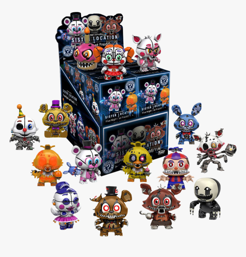 Statues And Figurines - Fnaf Sister Location Mystery Minis, HD Png Download, Free Download