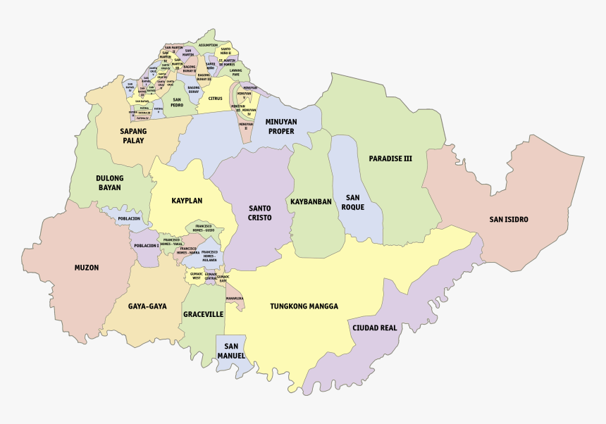 Ph Fil San Jose Del Monte - Concept Map Of San Jose Del Monte Bulacan, HD Png Download, Free Download