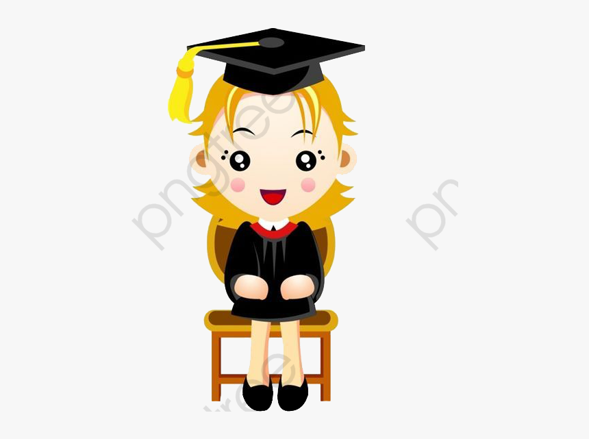 Students Clipart College - Tốt Nghiệp Đại Học Hoạt Hình, HD Png Download, Free Download