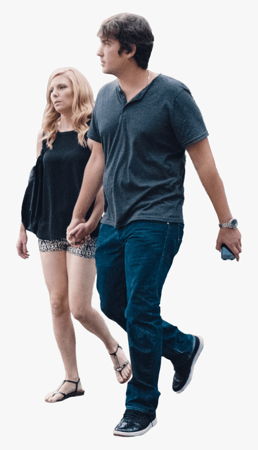 College Students Cutout Png , Png Download - People Walking Png Front, Transparent Png, Free Download
