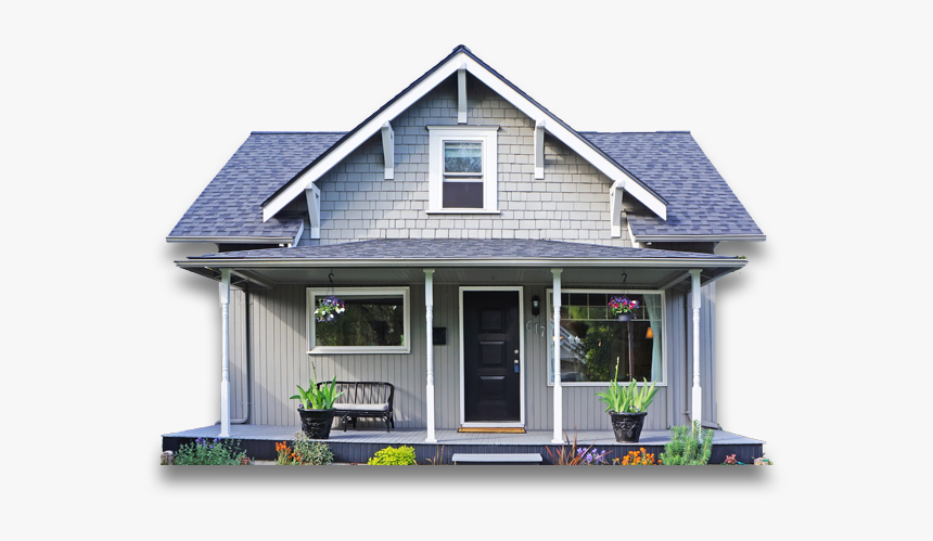 Next Door & Window - Old House Front View, HD Png Download, Free Download