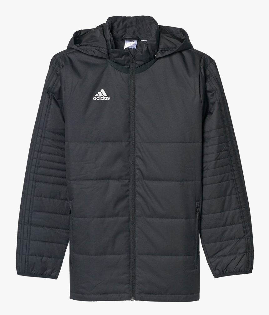 Black Winter Jacket For Women Png Background Image - Adidas, Transparent Png, Free Download