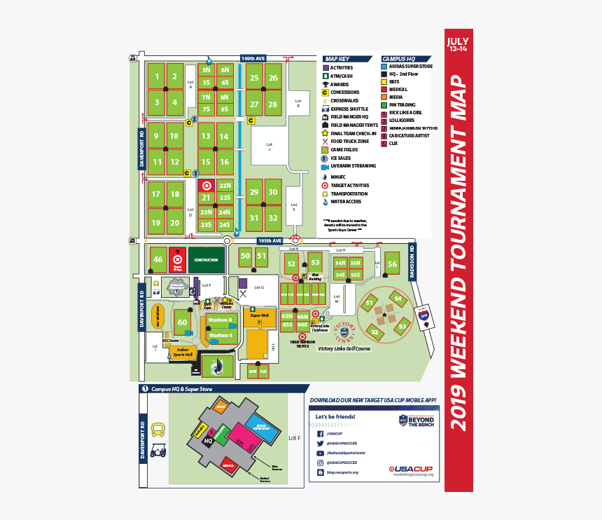 Target Usa Cup Field Map, HD Png Download kindpng