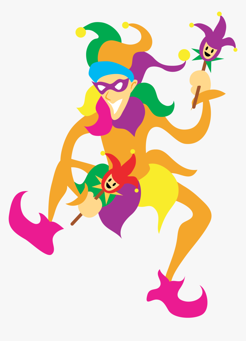 Mardi Gras Jester - State Of Georgia Flag Emblem, HD Png Download, Free Download