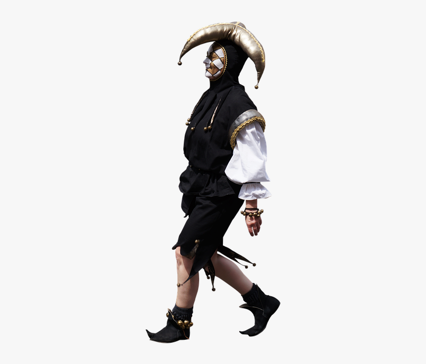 Joker, Jester, Harlequin, Funny, Character, Performer - Mask, HD Png Download, Free Download