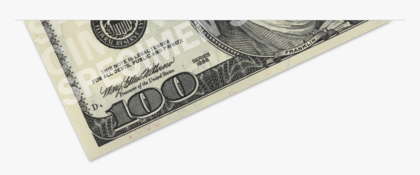 Download Printing Us Dollar - 100 Dollar Bill, HD Png Download, Free Download