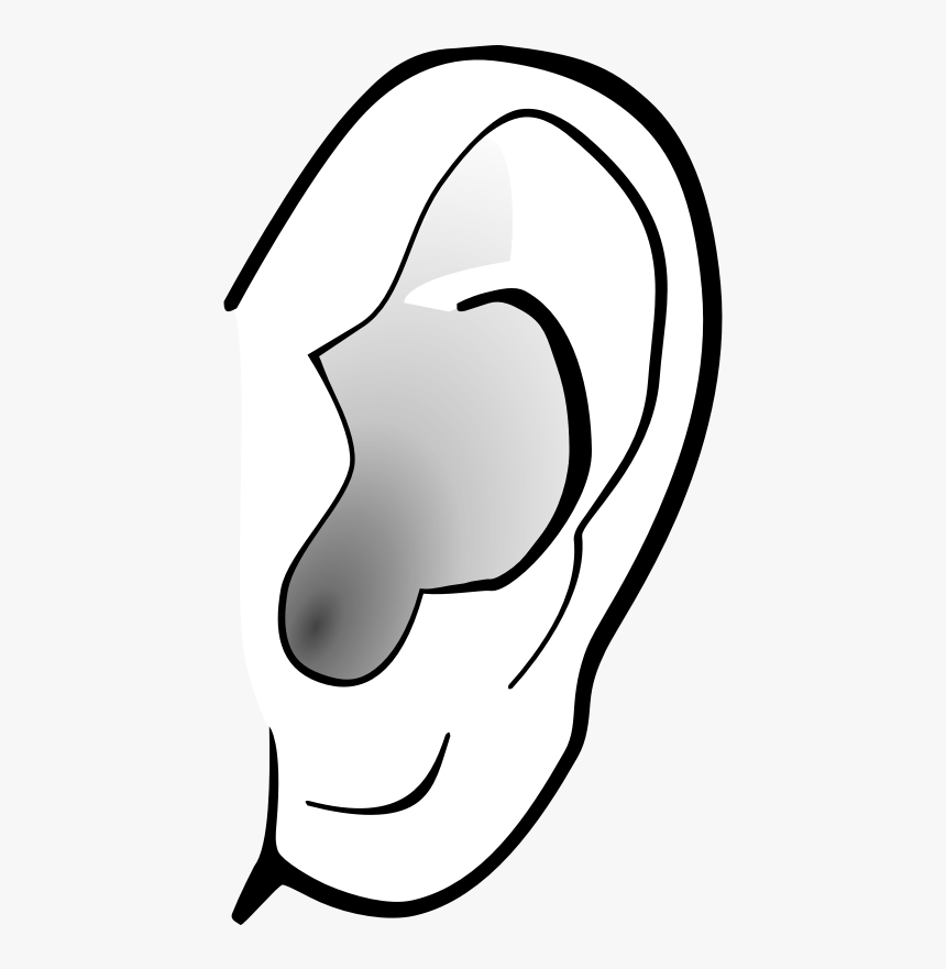 Free Png Listening Ear Transparent Listening Ear - Clip Art Transparent Background Ear, Png Download, Free Download