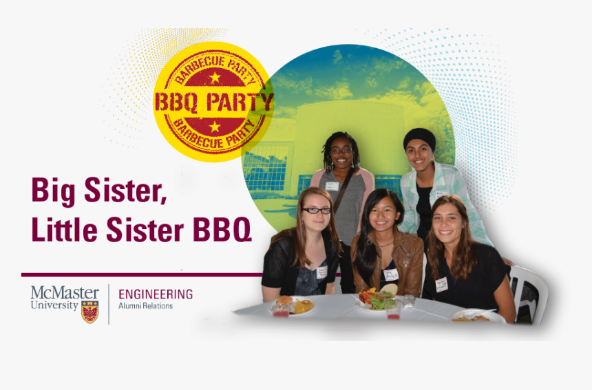 Big Sister / Little Sister Bbq - Table, HD Png Download, Free Download