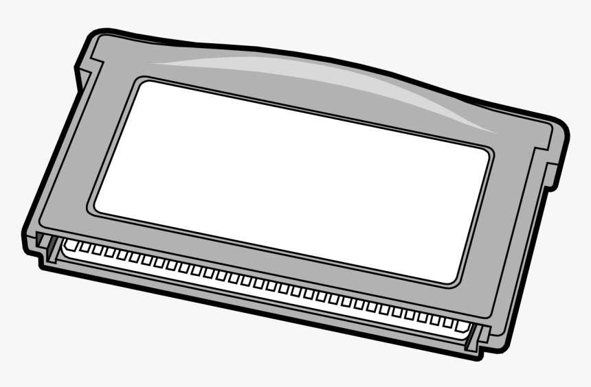 Gameboy Advance Cartridge Png , Png Download - Blank Gameboy Advance Cartridge, Transparent Png, Free Download