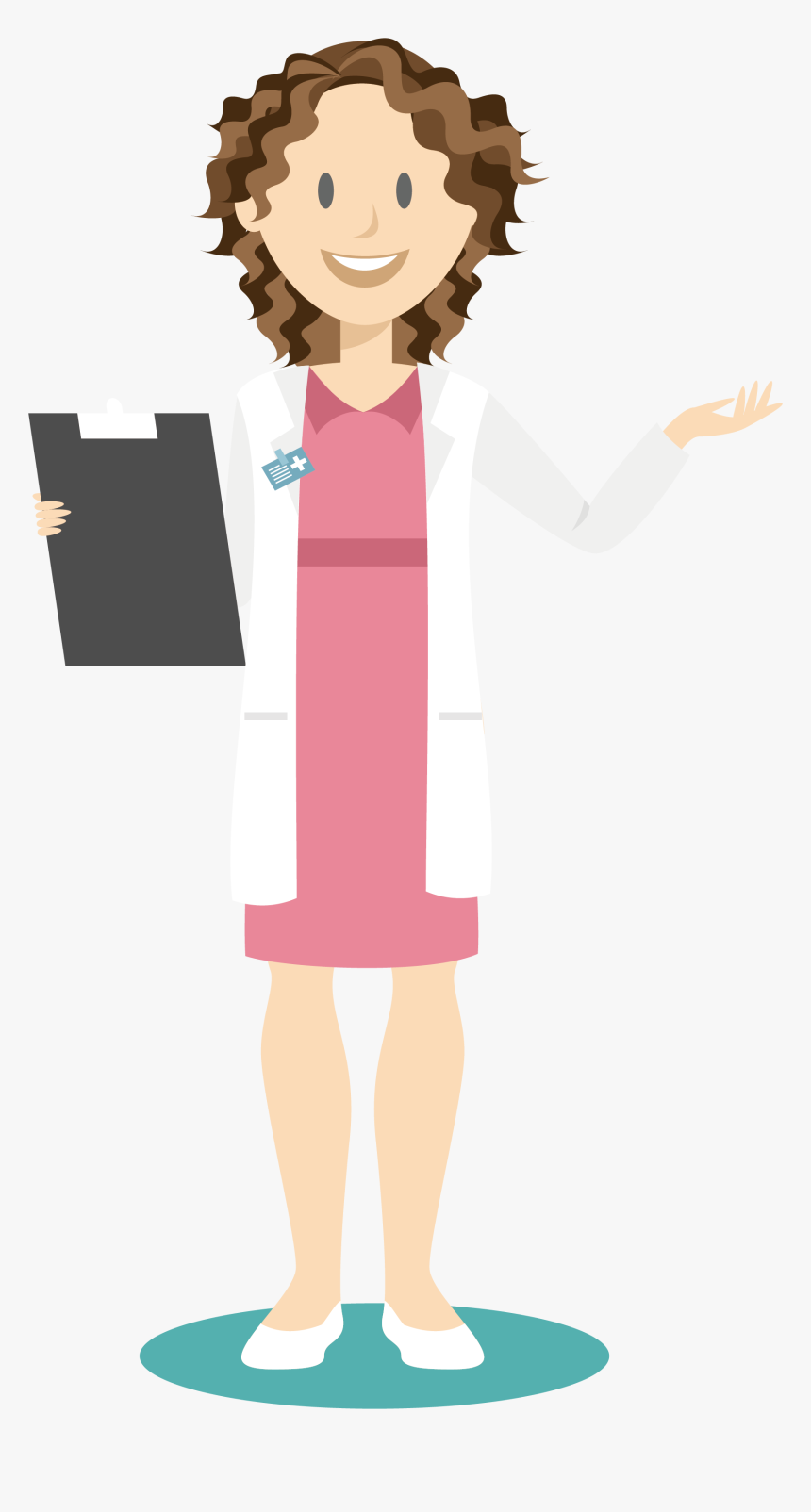 Woman Clip Art - Woman Transparent Transparent Background Doctor Clipart, HD Png Download, Free Download