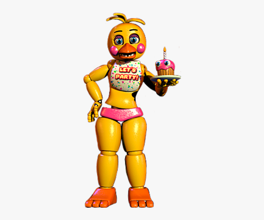 Fnaf 2 Toy Chica Full Body HD Png Download Kindpng