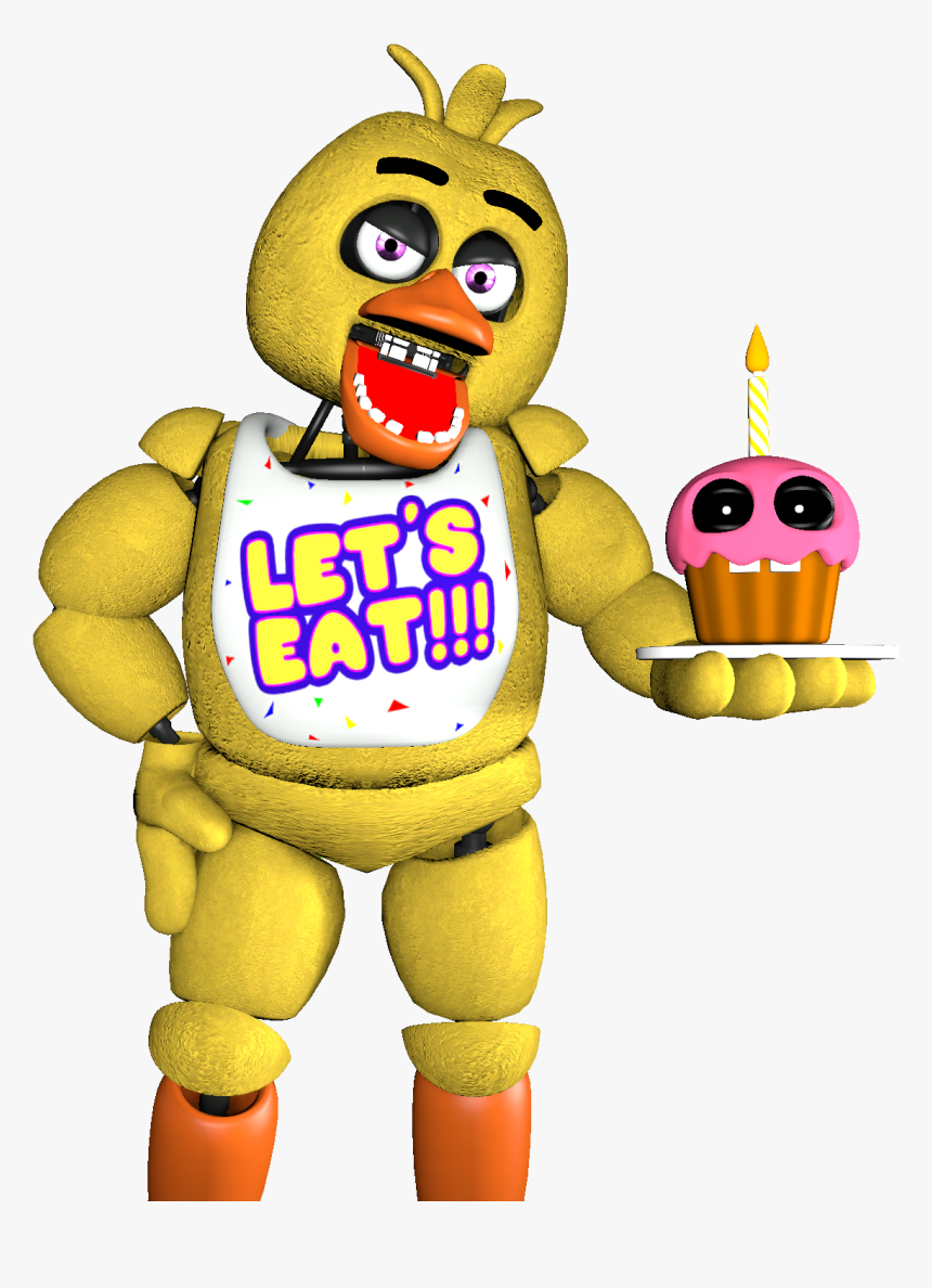 Fnaf Renders Series Album On Imgur Png Chica The Chicken - Fnaf Chica Full Body Sfm, Transparent Png, Free Download