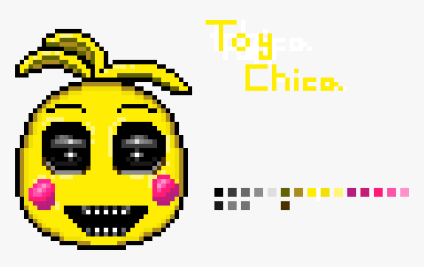 Toy Chica Fnaf Pixel Art, HD Png Download, Free Download