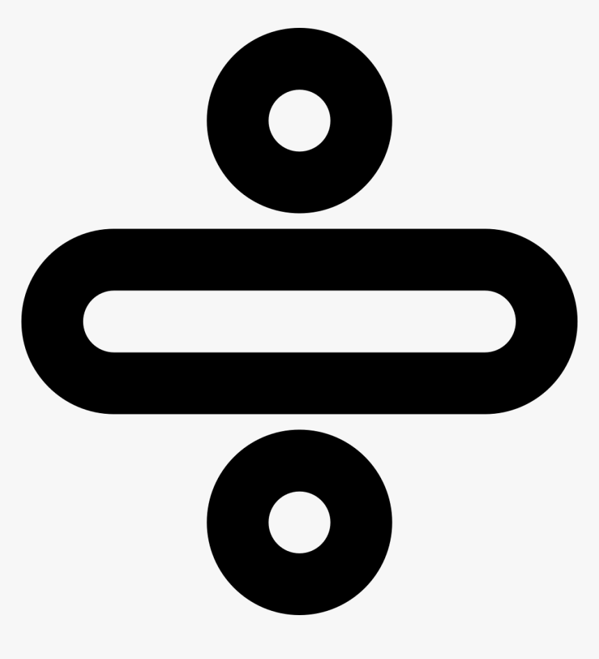 Division Sign - Division Png, Transparent Png, Free Download