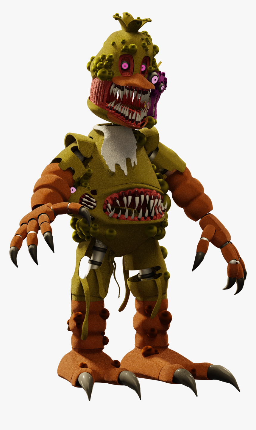 Fnaf Sfm Twisted Chica, HD Png Download, Free Download