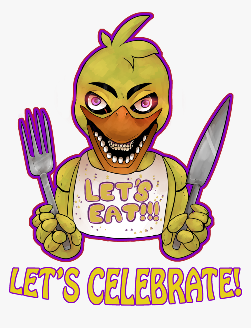 Lets Eat Lets Celebrate Five Nights At Freddy"s 2 Food - Card Game Five Nights At Freddy's, HD Png Download, Free Download