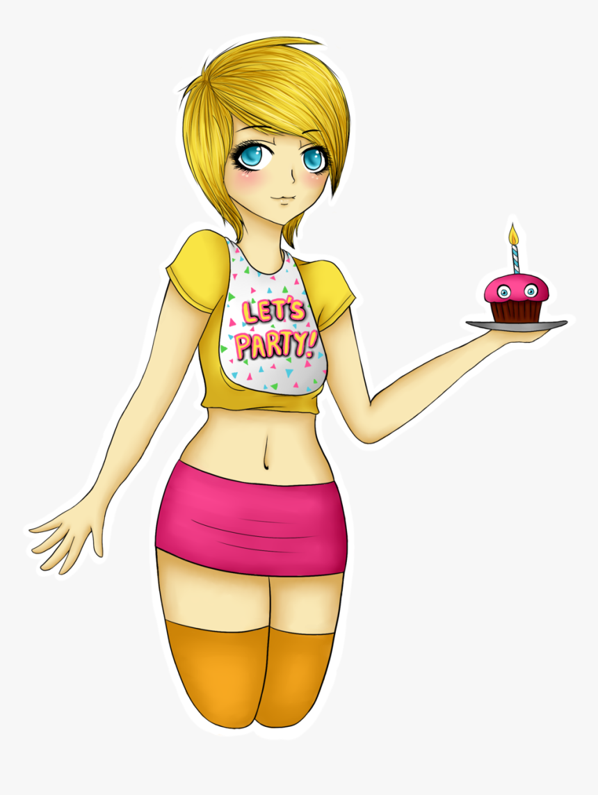 Human Toy Chica By K1w1sw33t Fnaf Human Toy Chica Hd Png