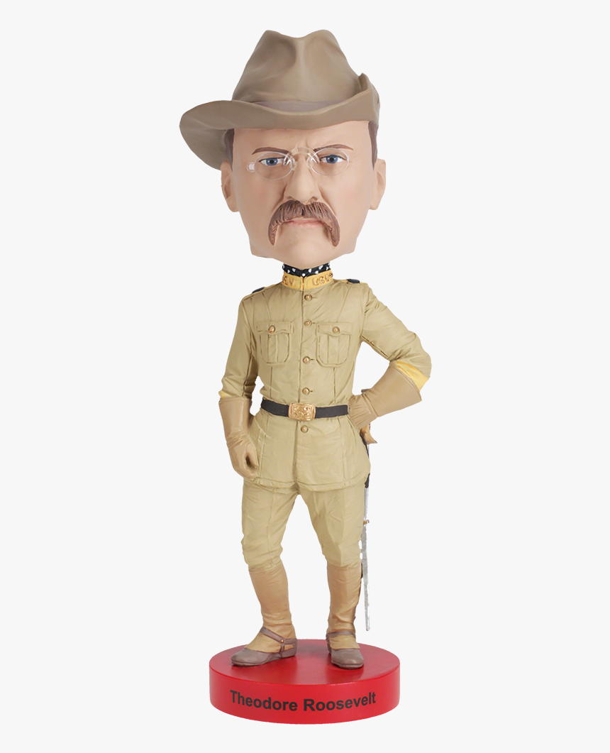 Teddy Roosevelt Bobblehead - Presidents Roosevelt Bobblehead Royal Bobbles, HD Png Download, Free Download