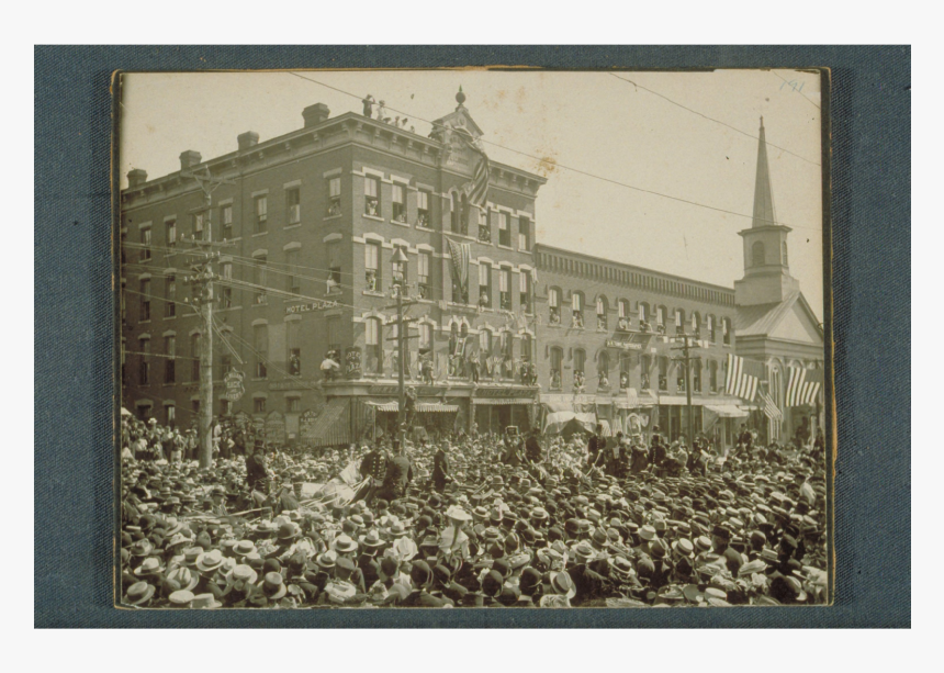 Teddy Roosevelt Visiting Willimantic, Ct In 1902 - Teddy Roosevelt In Willimantic, HD Png Download, Free Download