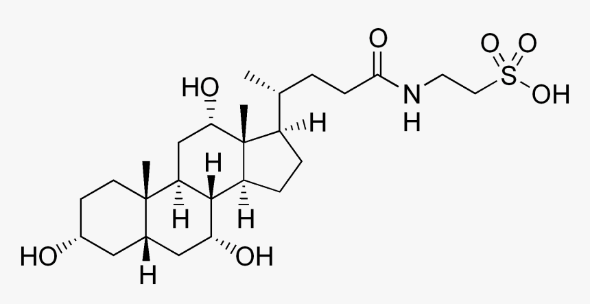 Taurocholic Acid Structure - Taurochenodeoxycholic Acid, HD Png Download, Free Download