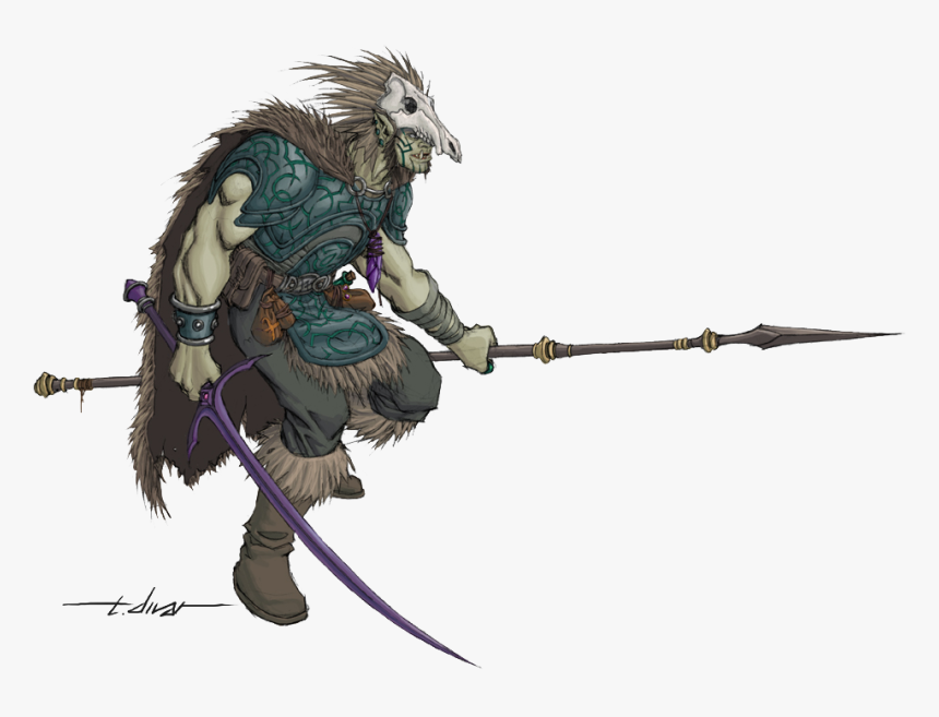 Eldeen Eberron Root Of All Evil Halforcbpng - D&d Half Orc Druid, Transparent Png, Free Download