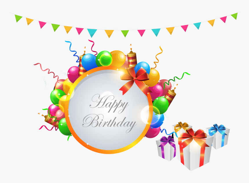 Graphic Design Birthday - Happy Birthday Background Design Png, Transparent Png, Free Download