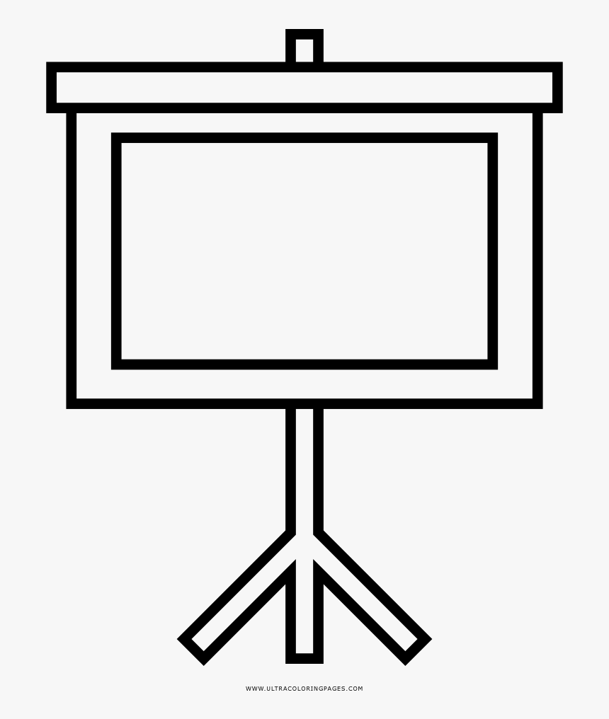 Projection Screen Coloring Page - Planet Cartoon Stock Holding Their Signs, HD Png Download, Free Download