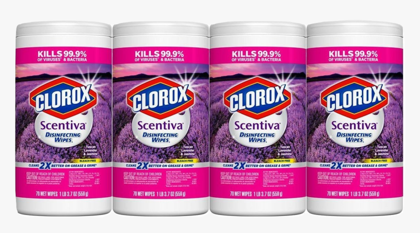 Clorox Scentiva Disinfectant Wipes, HD Png Download, Free Download