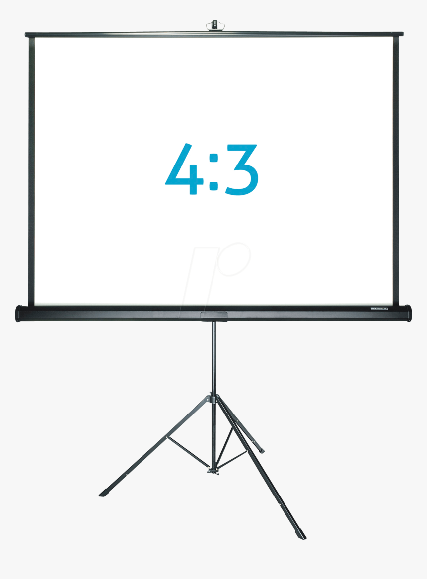 Tripod Screen, 254,0cm , 203,0x152,0cm, - Projection Screen, HD Png Download, Free Download