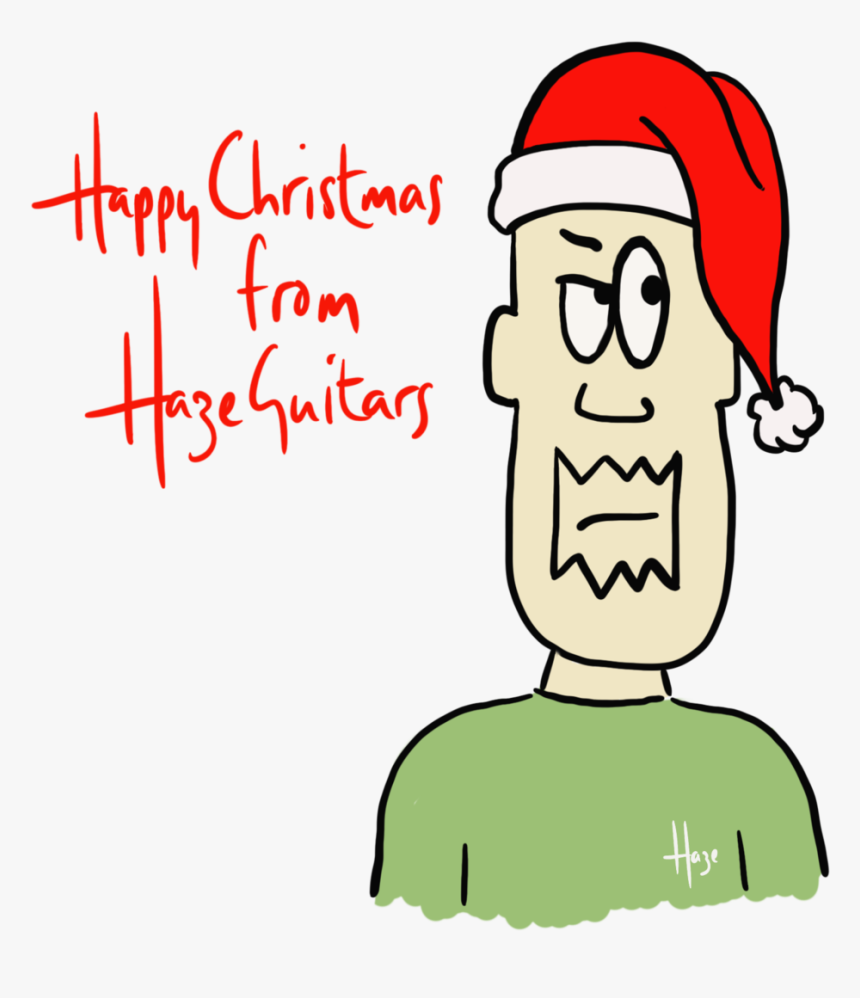 Happy Christmas From Gerry At Haze Guitars - Cartoon, HD Png Download, Free Download