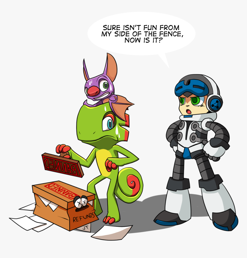 Sure Isn"t Fun Fromm My Side Of The Fence, Now Is It - Yooka Laylee Pants Tonic, HD Png Download, Free Download