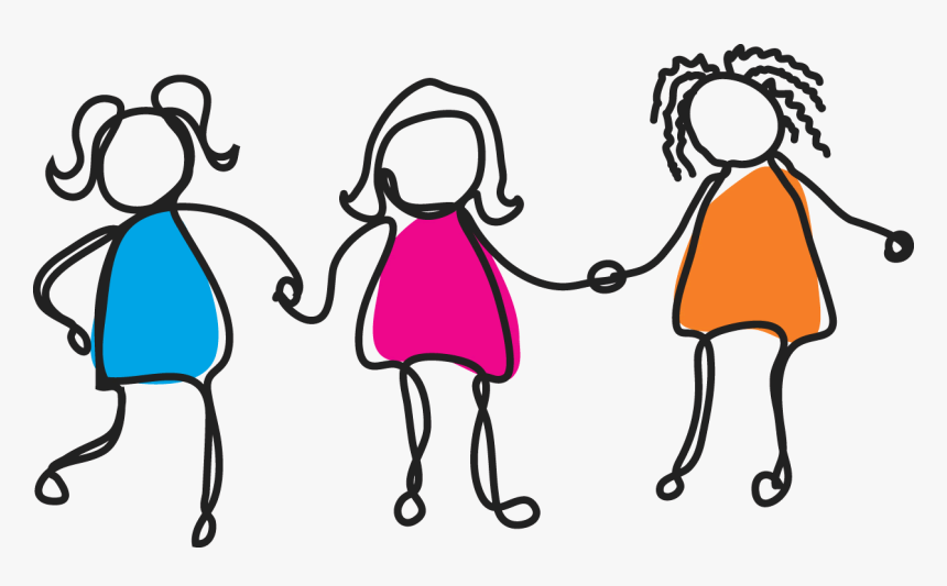 Three Girls Png - International Girl Child Day 2019, Transparent Png, Free Download