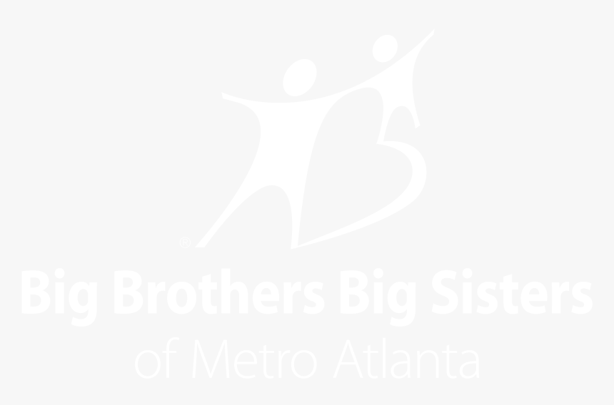 Big Sister Png Black And White - Big Brothers Big Sisters Black, Transparent Png, Free Download