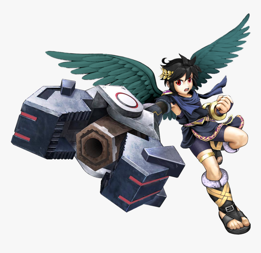 Dark Pit - Kid Icarus Uprising Arms, HD Png Download, Free Download