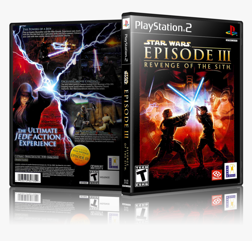 Star Wars 3 Ps2 , Png Download - Star Wars Episode 3 Game, Transparent Png, Free Download