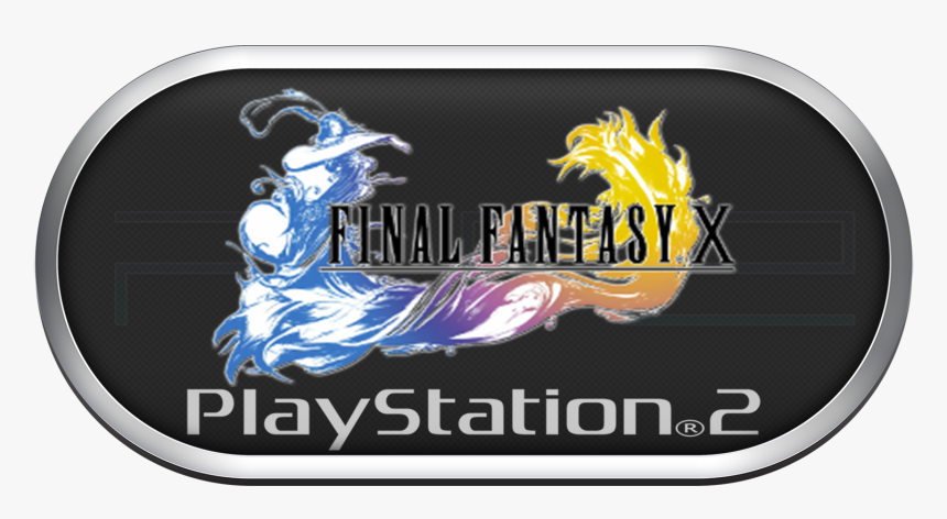 Ps2 Silver Ring Clear Game Logo Set - Final Fantasy X Logo Gif, HD Png Download, Free Download