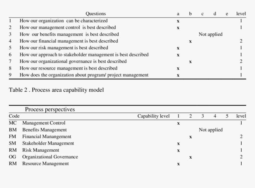 Self -assessment Questions P3m3 Model Answers  - Self Assessment Questions, HD Png Download, Free Download