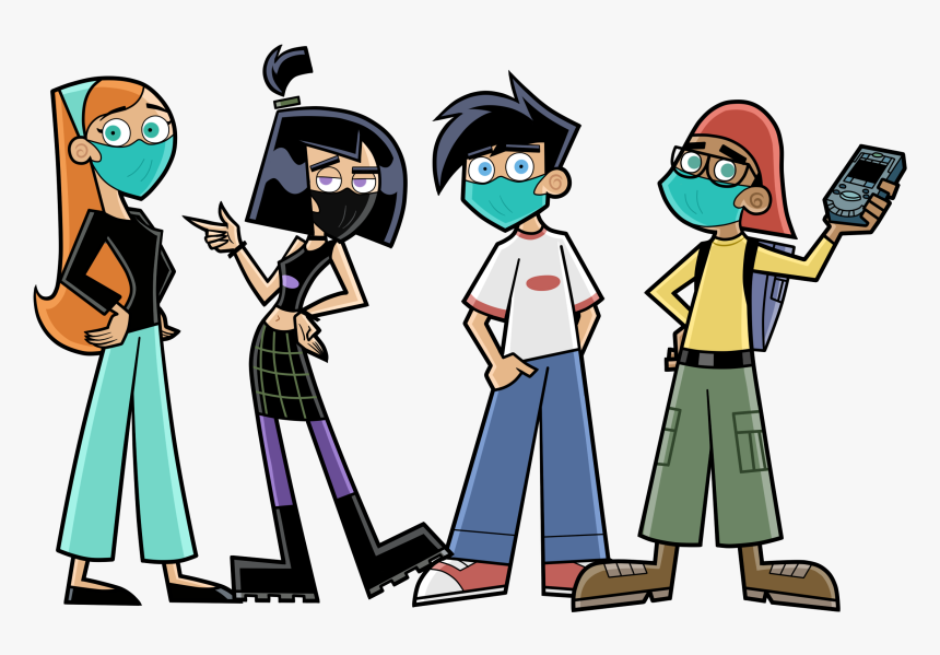 Phantom Team In Surgical Masks 1 By Juliefan21 - Surgical Mask Clipart Female, HD Png Download, Free Download