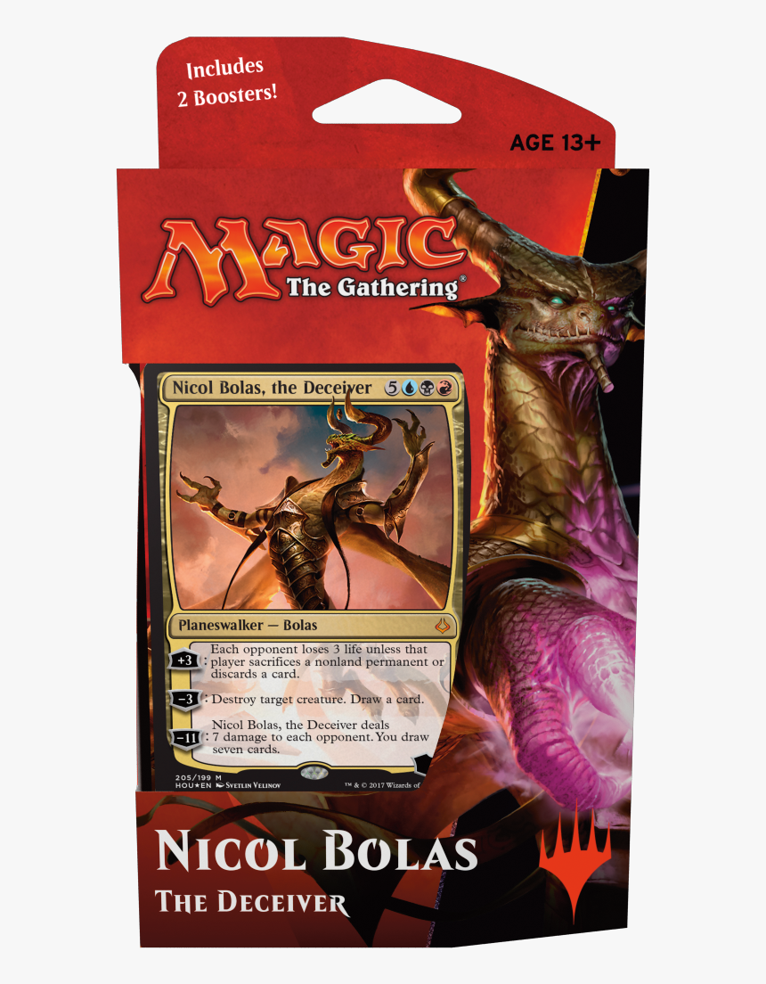 Hour Of Devastation Nicol Bolas Planeswalker Deck, HD Png Download, Free Download