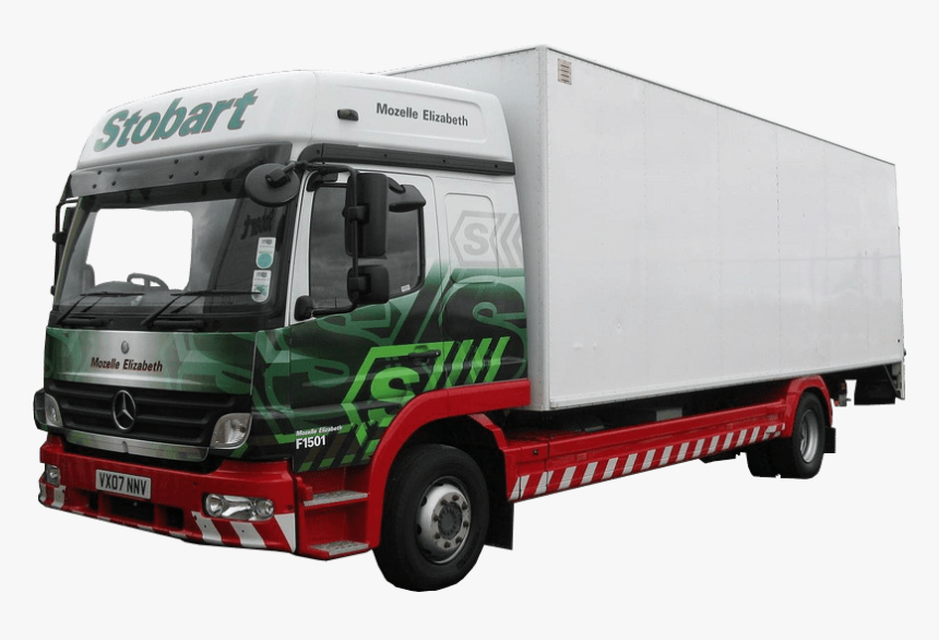 Eddie Stobart Mozelle Elizabeth Rigid Truck Transparent - Lorry No Background, HD Png Download, Free Download