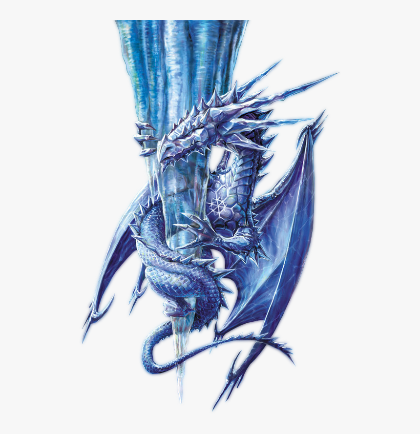 Ice Dragon Png Background Image - Ice Real Elemental Dragon, Transparent Png, Free Download