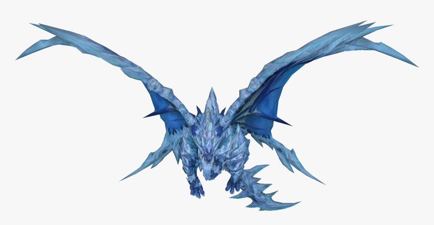 Aura Kingdom Renders Ice Dragon By Greybeardlegend-d7x9hki - Transparent Ice Dragon Moving, HD Png Download, Free Download