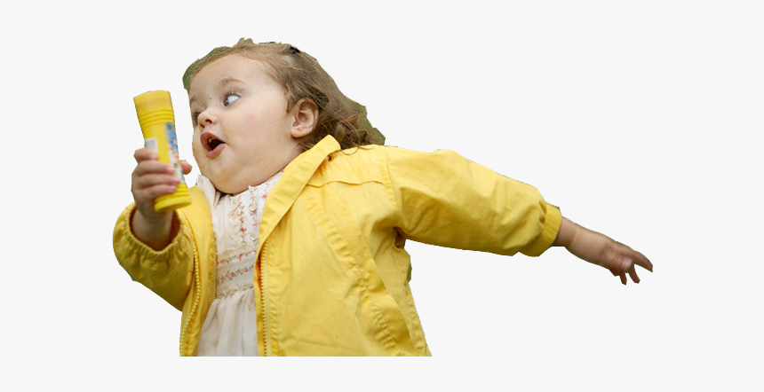 People Running Away Png - Bubble Girl Meme, Transparent Png, Free Download