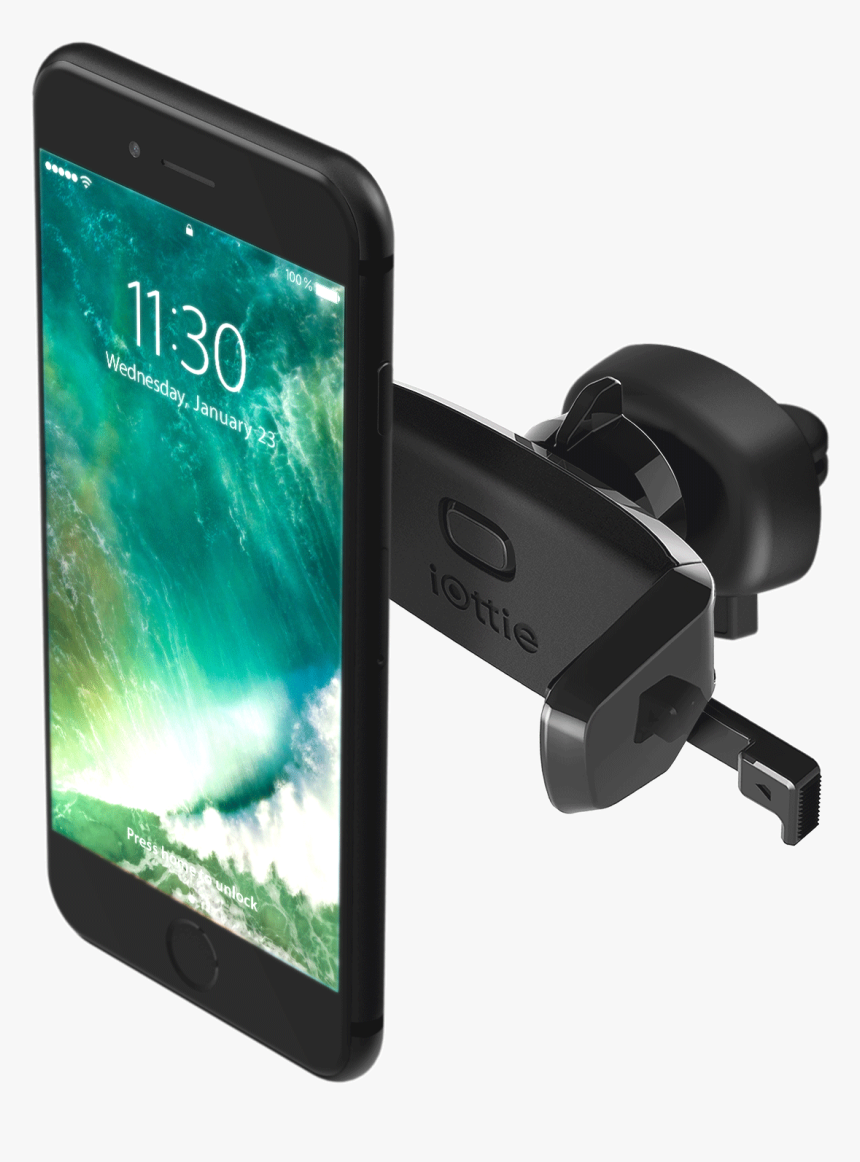 Iottie Easy One Touch Mini Vent Mount For Iphone & - Car Mount For Apple Smart Battery Case, HD Png Download, Free Download