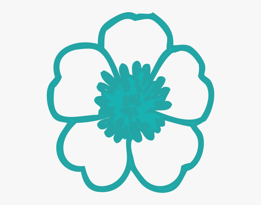5 Petal Flower Clipart, HD Png Download, Free Download
