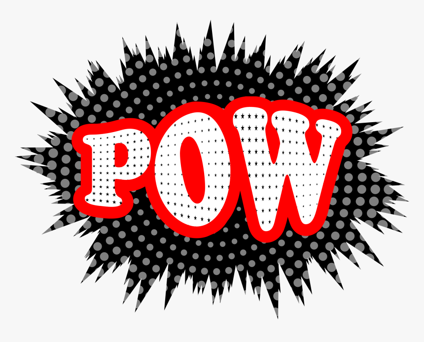 Pow Png Red - Shape Png For Design, Transparent Png, Free Download