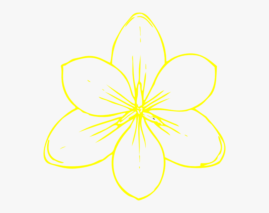 Yellow Clip Art At - Yellow Vector Flower Png, Transparent Png, Free Download