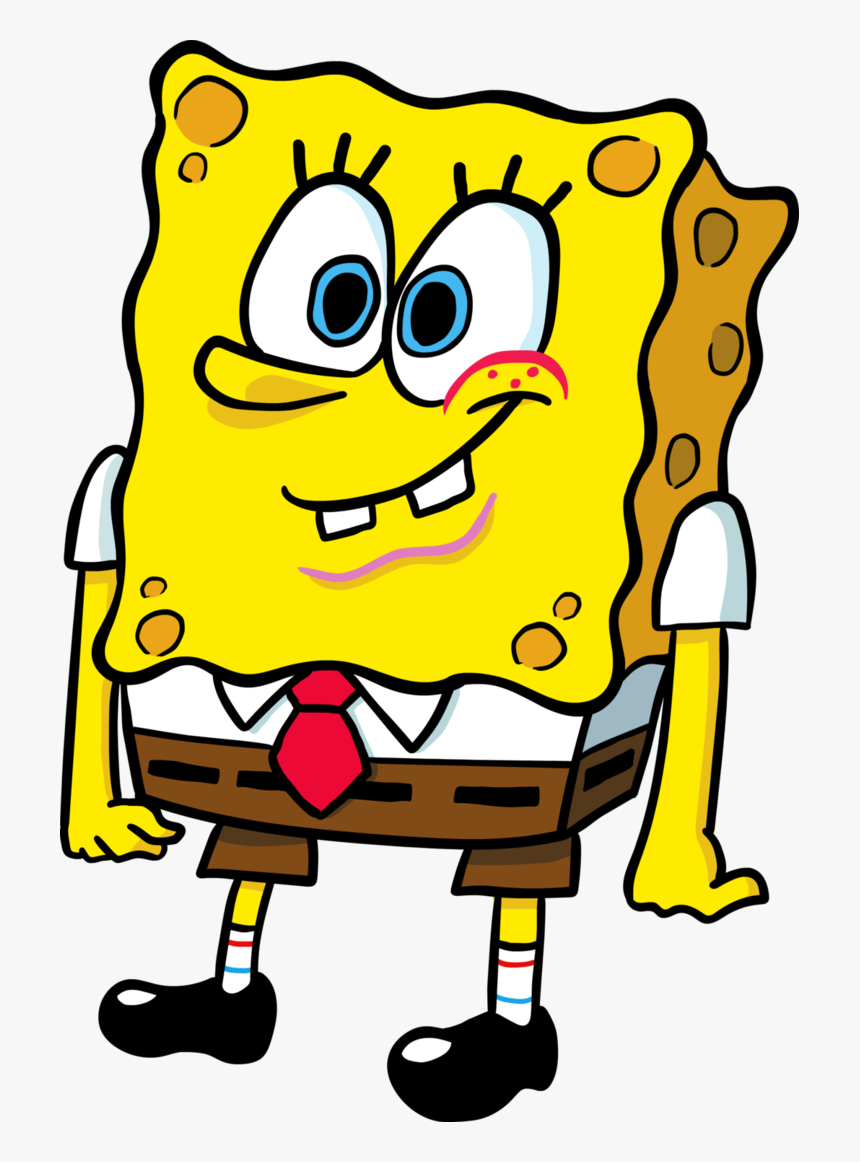 Drawing Toons Spongebob Transparent Png Clipart Free - Cara Membuat Spongebob, Png Download, Free Download