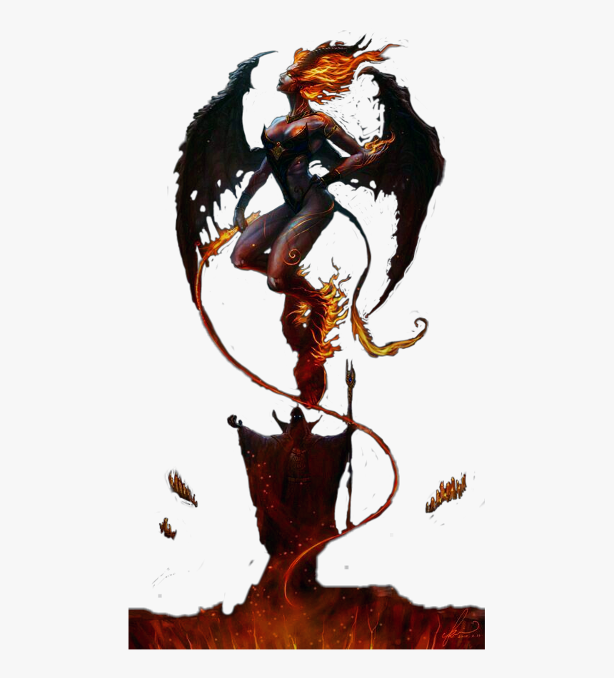#demon #woman #succubus #ritual #devil #fire #horns - Fire Woman Demon, HD ...